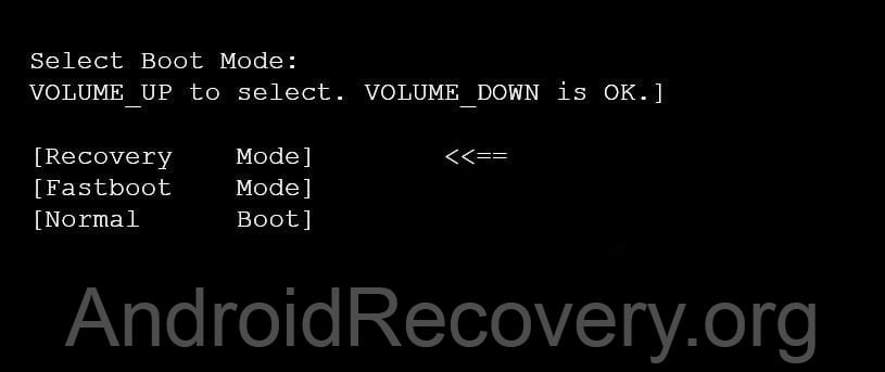 IMO Q5 Recovery Mode and Fastboot Mode