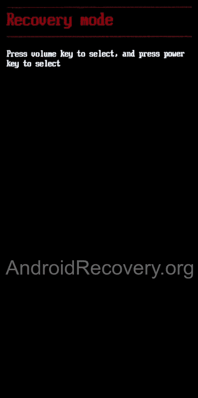 Vfonx GP8 Recovery Mode and Fastboot Mode