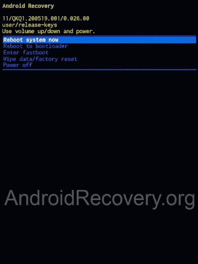 Motorola Edge 5G UW (2021) Recovery Mode and Fastboot Mode