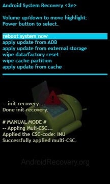 Uniscope U W2014 Recovery Mode and Fastboot Mode